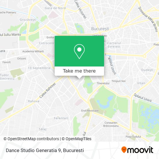 Dance Studio Generatia 9 map