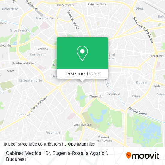 Cabinet Medical "Dr. Eugenia-Rosalia Agarici" map