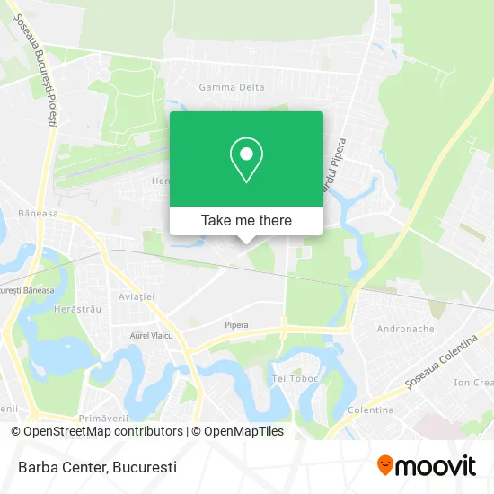 Barba Center map