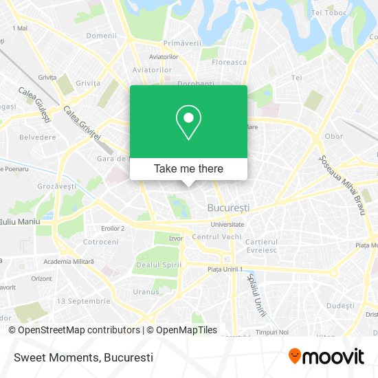 Sweet Moments map