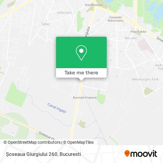 Șoseaua Giurgiului 260 map