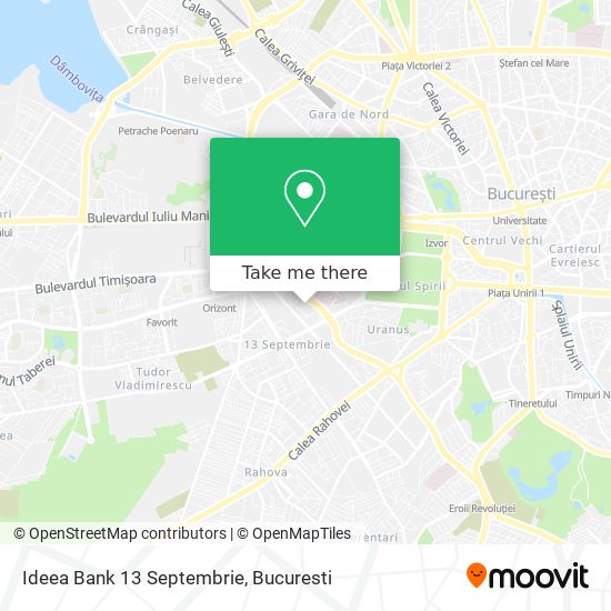 Ideea Bank 13 Septembrie map