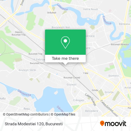 Strada Modestiei 120 map