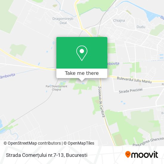 Strada Comerțului nr.7-13 map