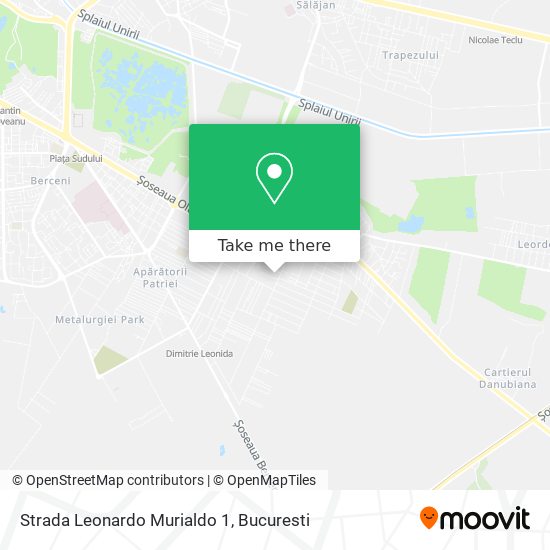 Strada Leonardo Murialdo 1 map