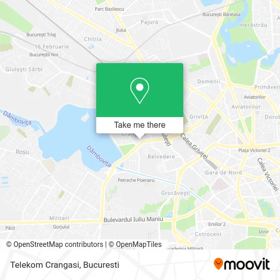 Telekom Crangasi map