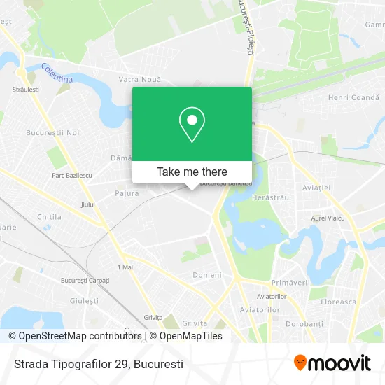 Strada Tipografilor 29 map