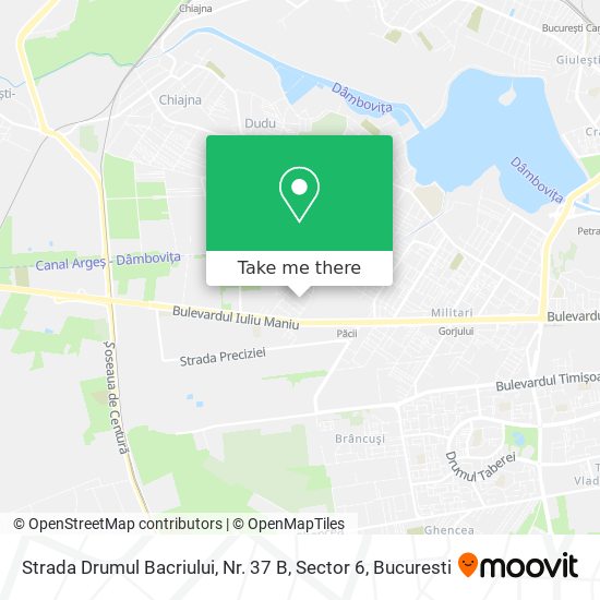 Strada Drumul Bacriului, Nr. 37 B, Sector 6 map