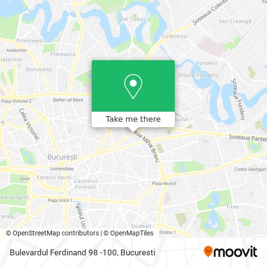 Bulevardul Ferdinand 98 -100 map