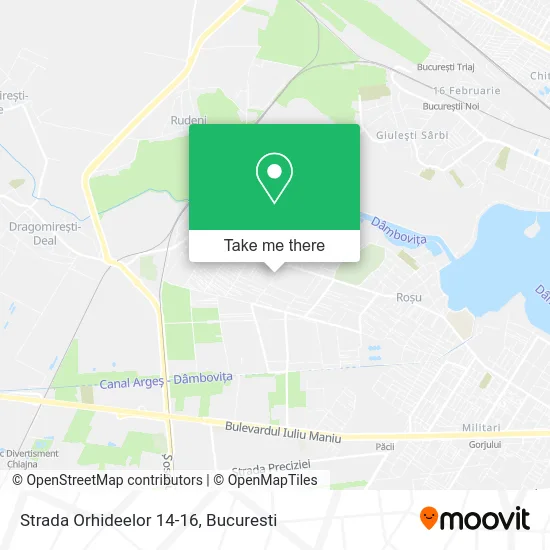 Strada Orhideelor 14-16 map