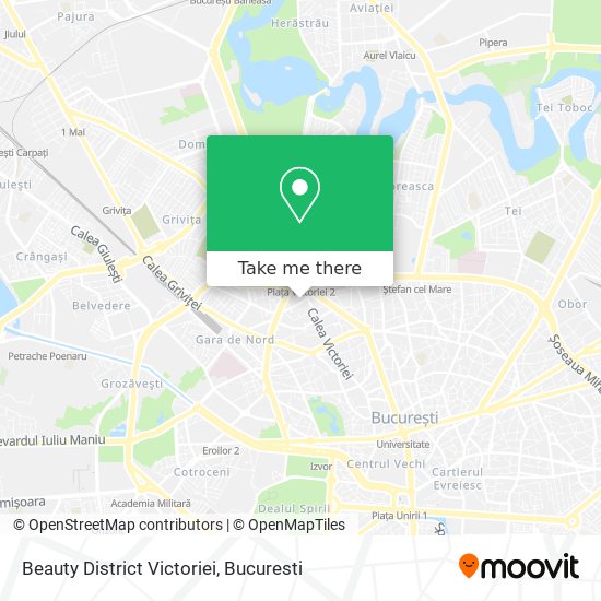 Beauty District Victoriei map