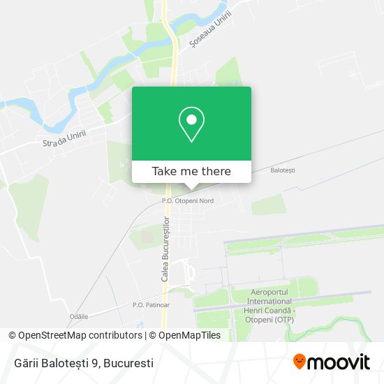 Gării Balotești 9 map