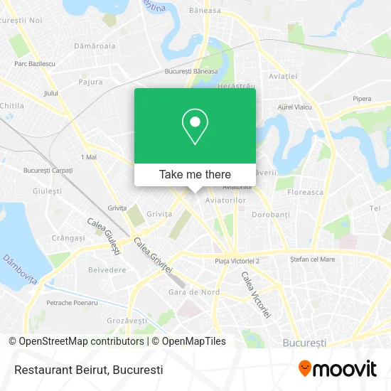 Restaurant Beirut map
