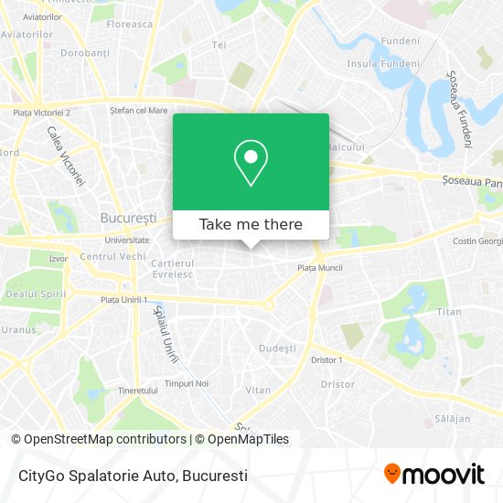 CityGo Spalatorie Auto map
