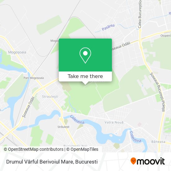 Drumul Vârful Berivoiul Mare map