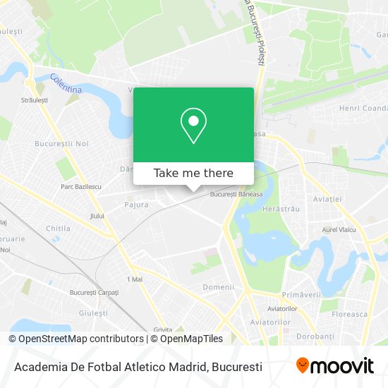 Academia De Fotbal Atletico Madrid map