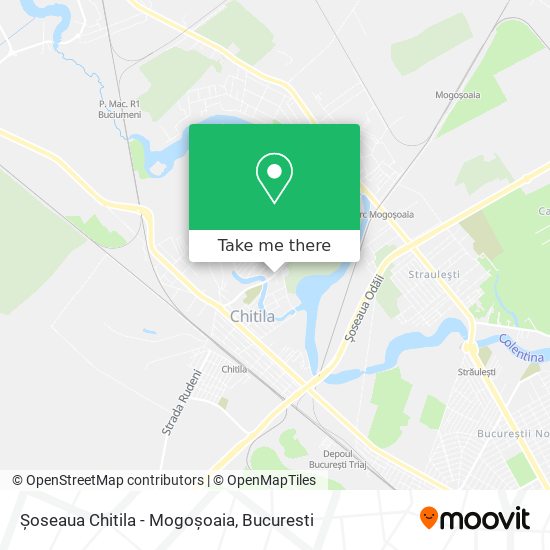 Șoseaua Chitila - Mogoșoaia map