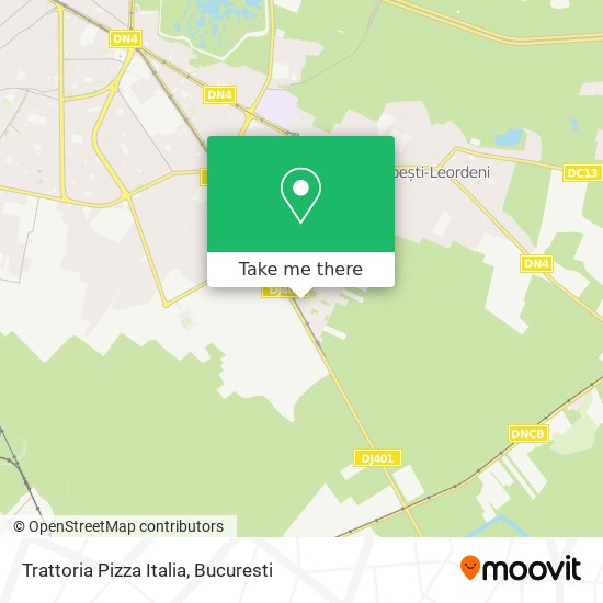 Trattoria Pizza Italia map