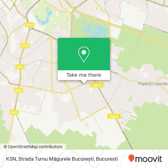 KSN, Strada Turnu Măgurele București map