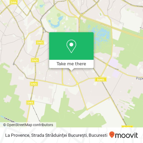 La Provence, Strada Străduinței București map