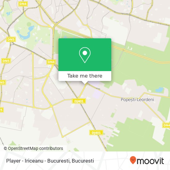 Player - Iriceanu - Bucuresti map