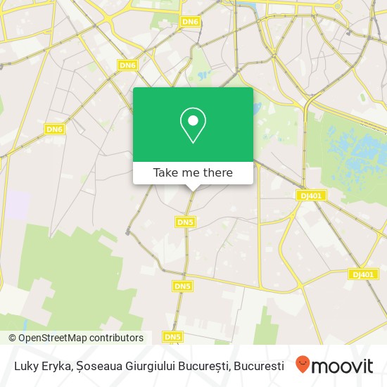 Luky Eryka, Șoseaua Giurgiului București map