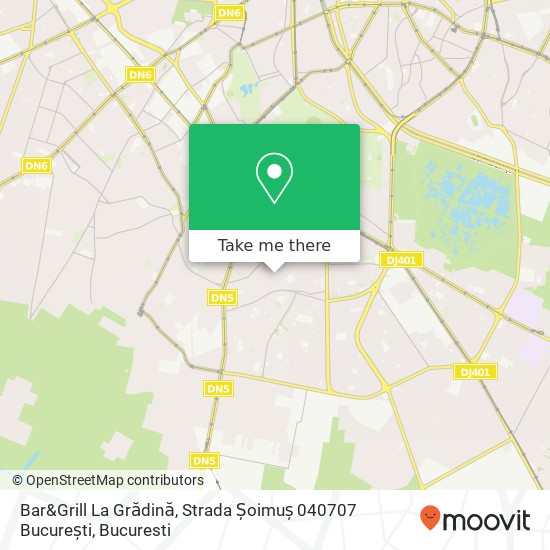 Bar&Grill La Grădină, Strada Șoimuș 040707 București map