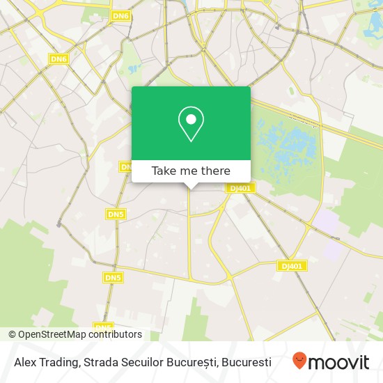 Alex Trading, Strada Secuilor București map