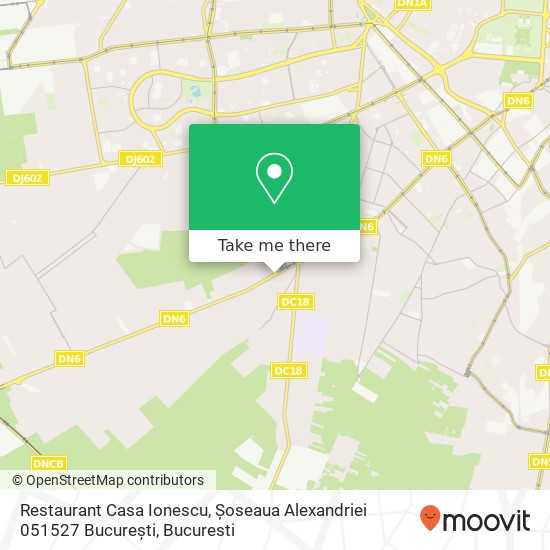 Restaurant Casa Ionescu, Șoseaua Alexandriei 051527 București map