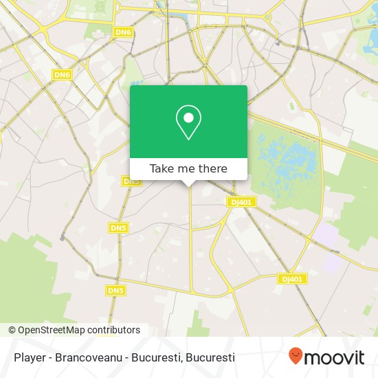 Player - Brancoveanu - Bucuresti map