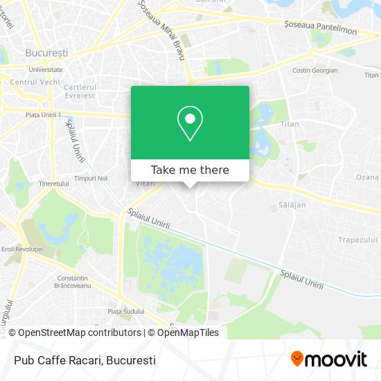 Pub Caffe Racari map