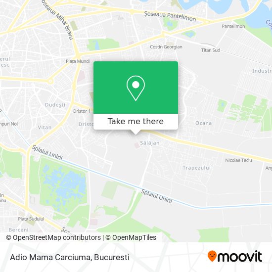 Adio Mama Carciuma map