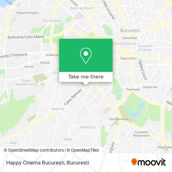 Happy Cinema București map