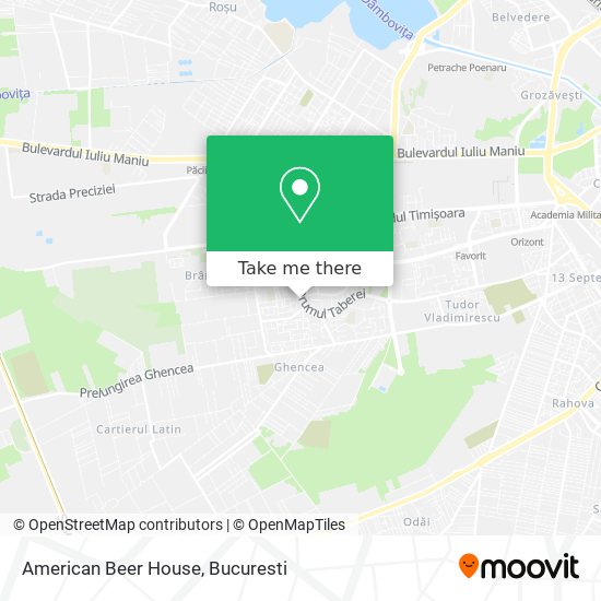 American Beer House map