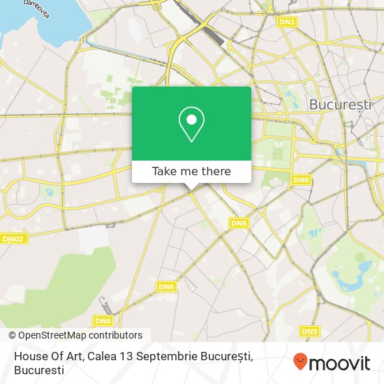 House Of Art, Calea 13 Septembrie București map