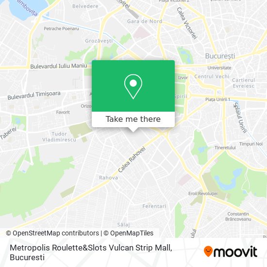 Metropolis Roulette&Slots Vulcan Strip Mall map
