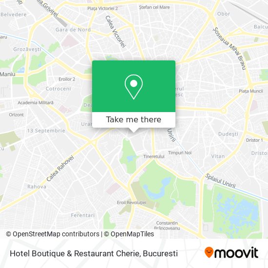 Hotel Boutique & Restaurant Cherie map