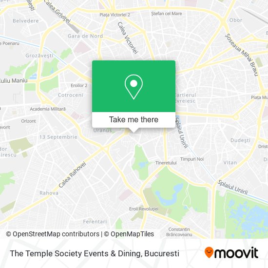 The Temple Society Events & Dining map