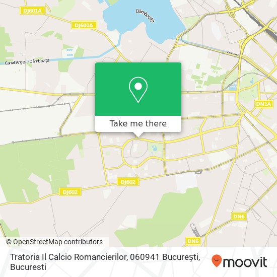 Tratoria Il Calcio Romancierilor, 060941 București map
