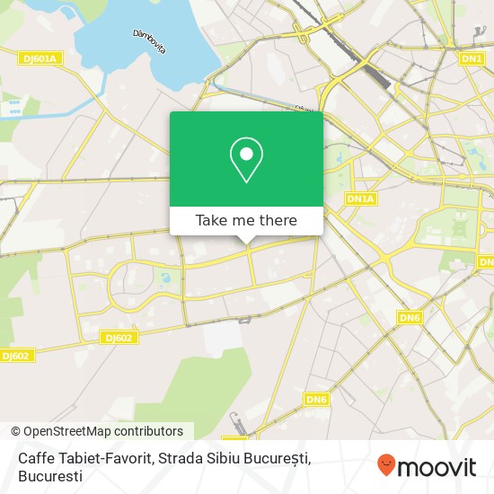 Caffe Tabiet-Favorit, Strada Sibiu București map