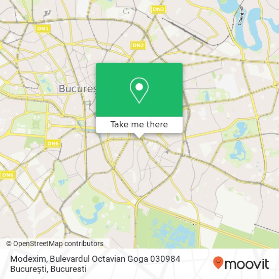 Modexim, Bulevardul Octavian Goga 030984 București map