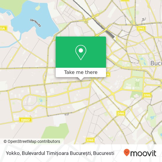 Yokko, Bulevardul Timișoara București map