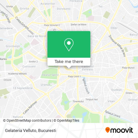 Gelateria Velluto map