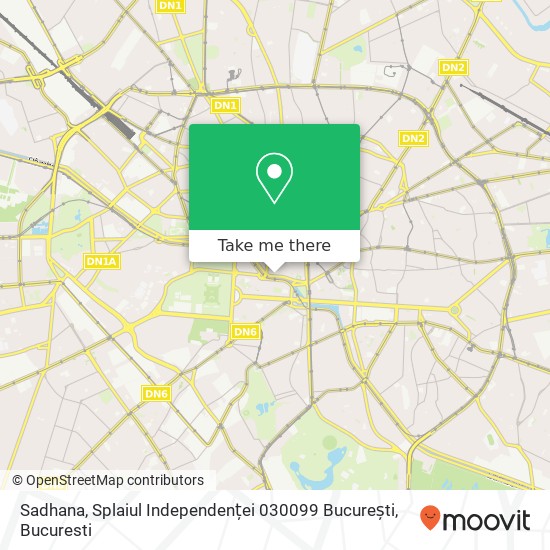 Sadhana, Splaiul Independenței 030099 București map