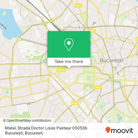 Matei, Strada Doctor Louis Pasteur 050536 București map