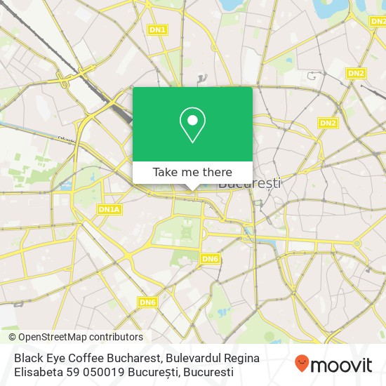 Black Eye Coffee Bucharest, Bulevardul Regina Elisabeta 59 050019 București map
