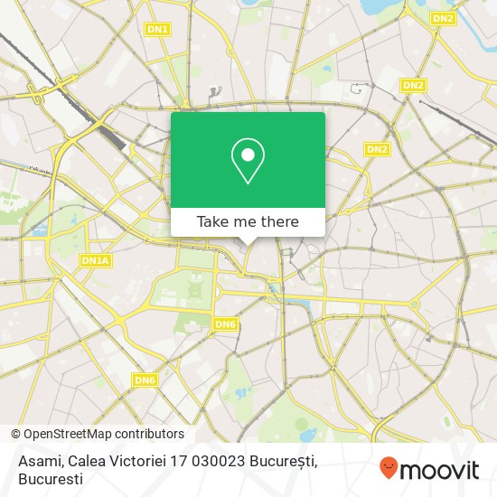 Asami, Calea Victoriei 17 030023 București map