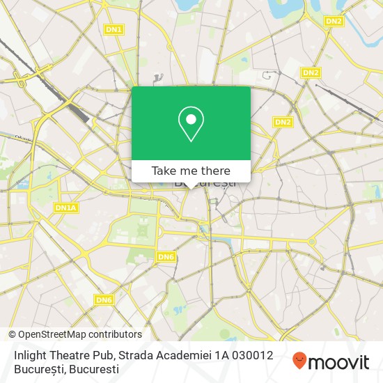 Inlight Theatre Pub, Strada Academiei 1A 030012 București map