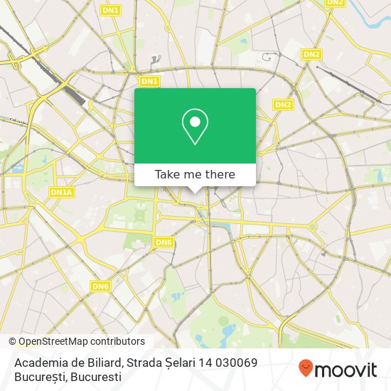 Academia de Biliard, Strada Șelari 14 030069 București map