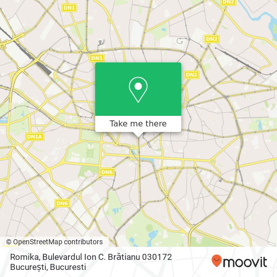 Romika, Bulevardul Ion C. Brătianu 030172 București map